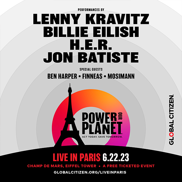 Global Citizen organiza evento estelar en Paris   