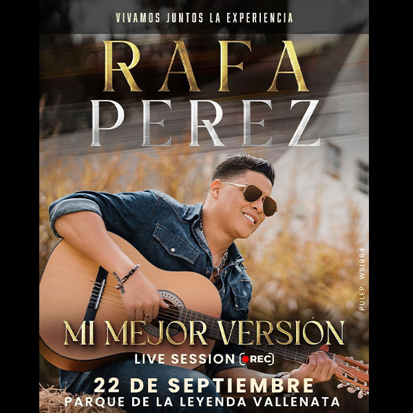 Rafa PÃ©rez estarÃ¡ en el parque de La Leyenda