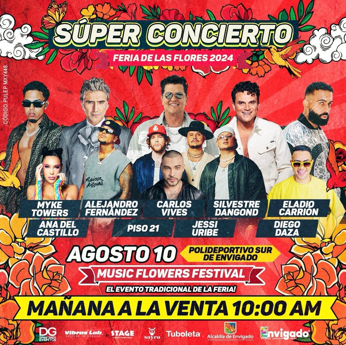 La Feria de las Flores 2024  Celebrando Tradición y Música en Colombia 