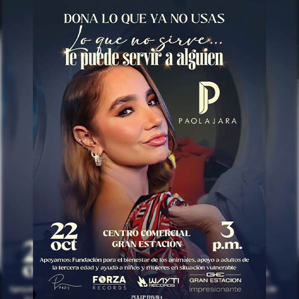Paola Jara organiza gran donatÃ³n en BogotÃ¡