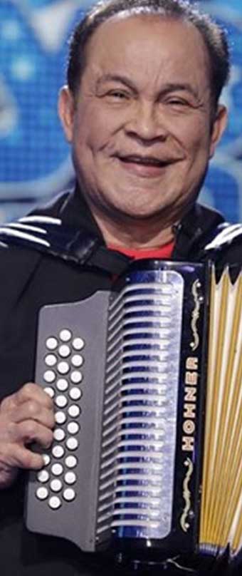Alfredo Gutiérrez el artistas vallenato querido de Colombia.