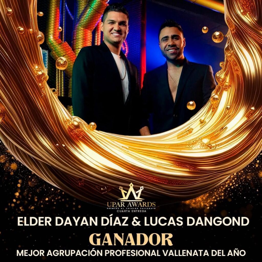 Elder Dayán y Lucas Dangond en Chile y los Premios Upar Awards 