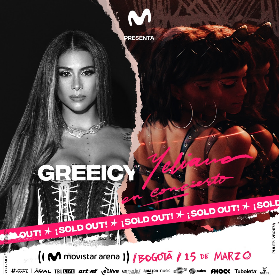 Greeicy Ilumina el Movistar Arena de BogotÃ¡ Â¡Entradas Agotadas para su Concierto del 15 de Marzo! 