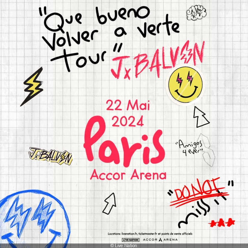 J Balvin sorprende a París con su Gira 