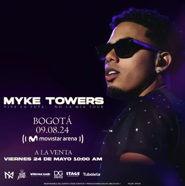Myke Towers en BogotÃ¡ Una ExplosiÃ³n Urbana en el Movistar Arena 