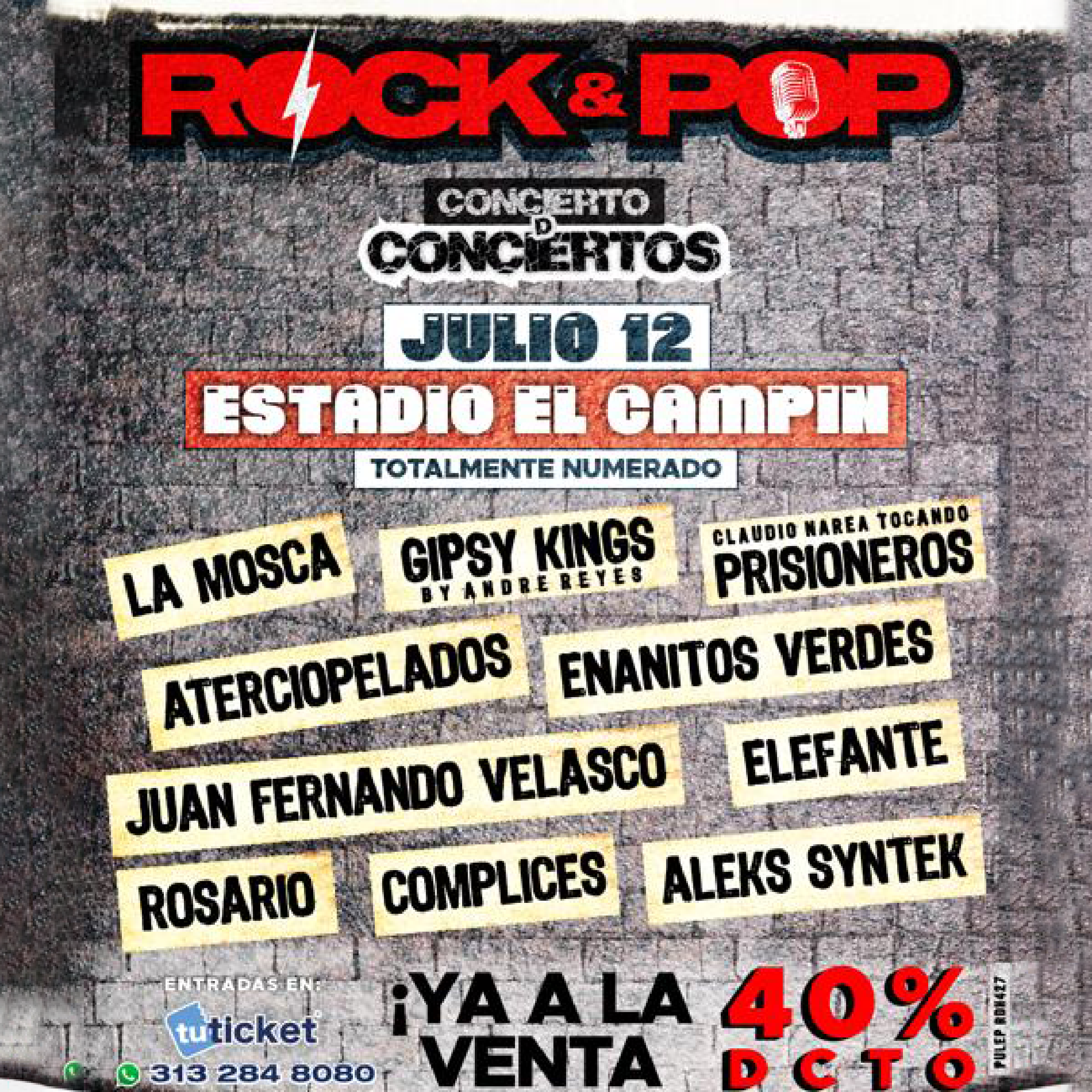 Â¡El Concierto de Conciertos, Rock & Pop 2024 Regresa al Estadio El CampÃ­n de BogotÃ¡! 
