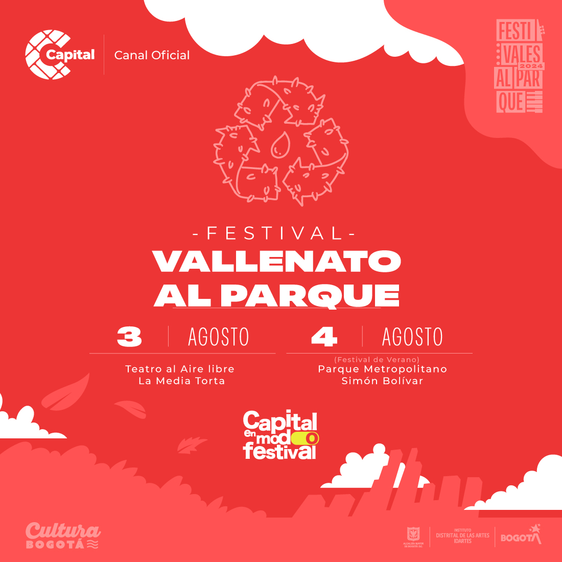 BogotÃ¡ se prepara para la primera ediciÃ³n de Vallenato al Parque 
