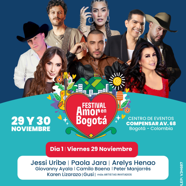 El Festival Amor en BogotÃ¡ promete ser una experiencia que no te puedes perder 