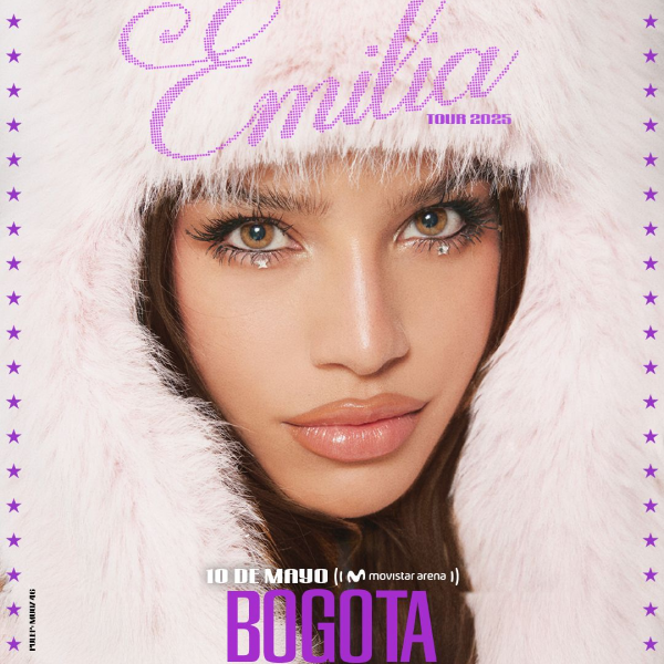 Emilia llega a Colombia con su explosivo 