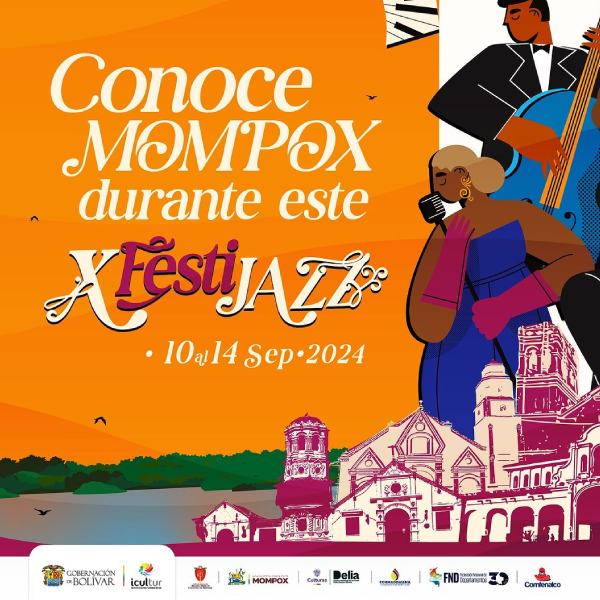 Esta es la programaciÃ³n para la dÃ©cima ediciÃ³n del Festival de Jazz de Mompox  