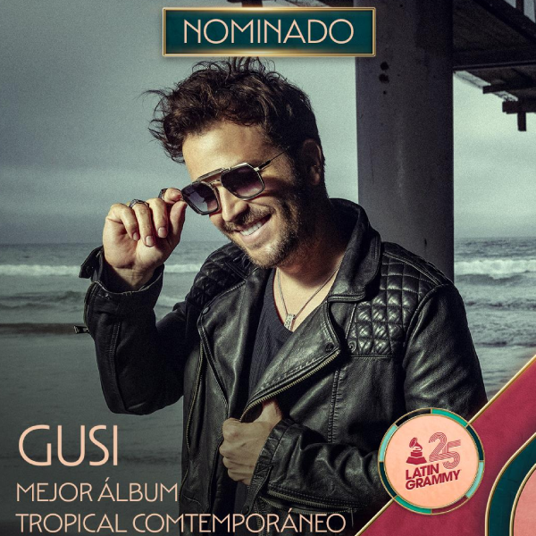 Gusi nominado al Latin Grammy 2024 por su Ã¡lbum 