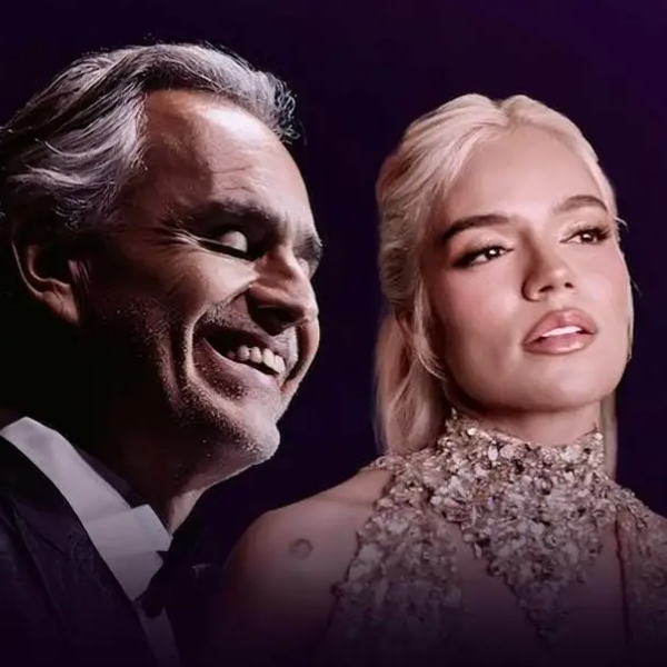 Karol G demuestra su versatilidad musical con la balada junto a Andrea Bocelli 