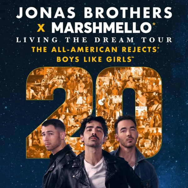 LOS JONAS BROTHERS ANUNCIAN LAS FECHAS DE SU GIRA 20TH ANNIVERSARY LIVING THE DREAM TOUR