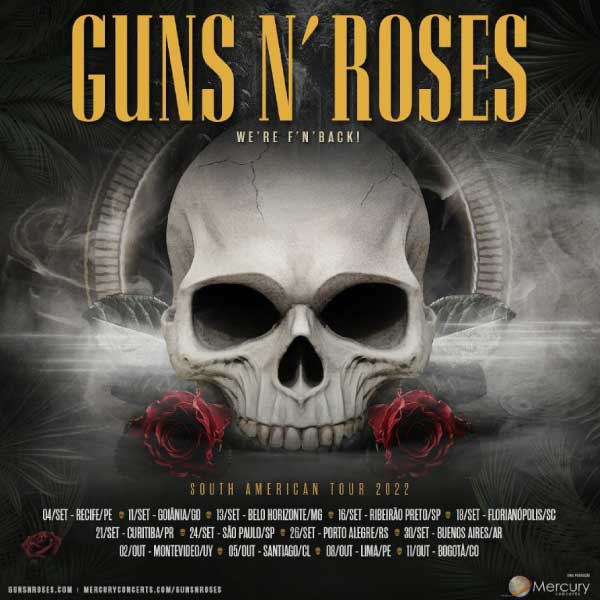 Â¡Inicia la preventa para ver a Guns Nâ Roses en Colombia!