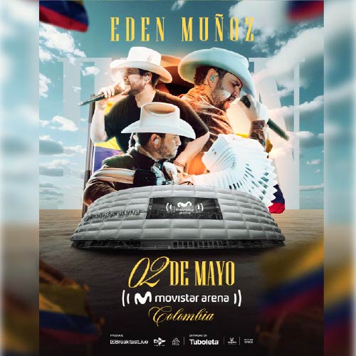 Eden Mu&ntilde;oz llevar&aacute; su gira &ldquo;Como en los viejos tiempos&rdquo; al Movistar Arena de Bogot&aacute;