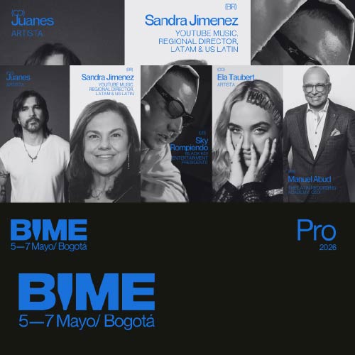 Juanes y Boza estar&aacute;n en BIME Bogot&aacute;