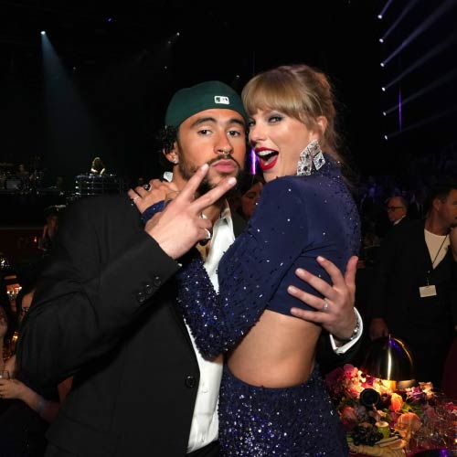 Taylor Swift y Bad Bunny&comma; los artistas m&aacute;s escuchados en la historia de Spotify