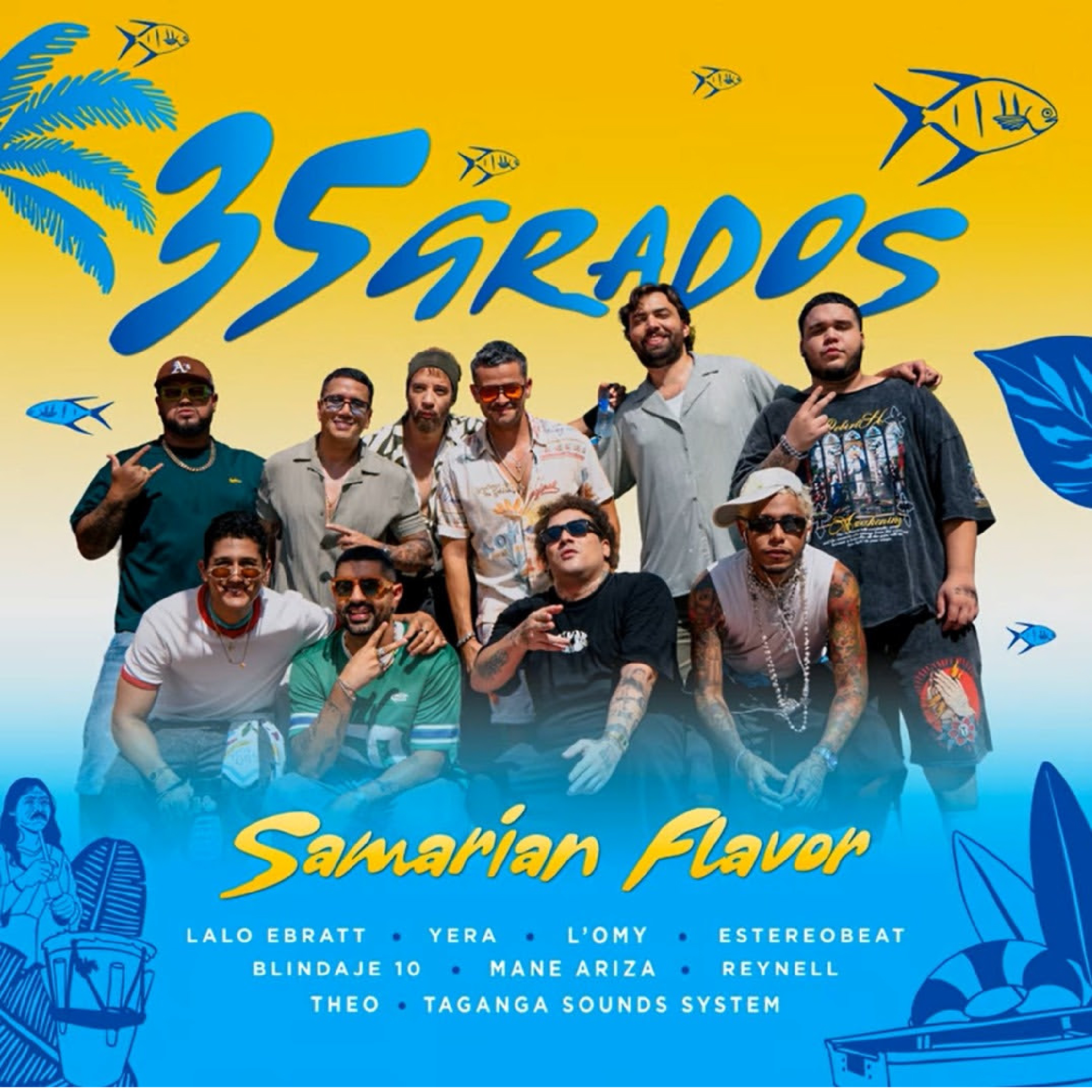 Samarian Flavor re&uacute;ne a artistas de Santa Marta en &ldquo;35 Grados&CloseCurlyDoubleQuote;&comma; el himno de la Fiesta del Mar 2026