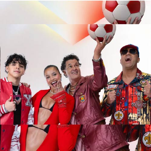 >Carlos Vives, Emilia, Wisin y Xavi presentan &ldquo;Somos m&aacute;s&rdquo;, el himno oficial de Telemundo para el mundia