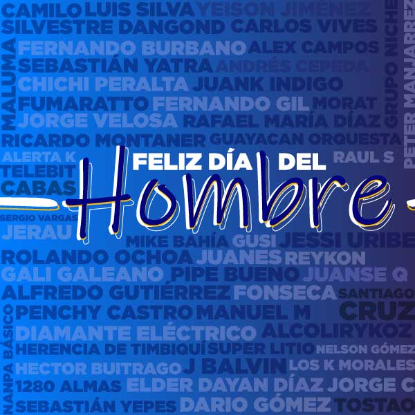Canciones para dedicar y celebra en el DÃ­a del hombre.