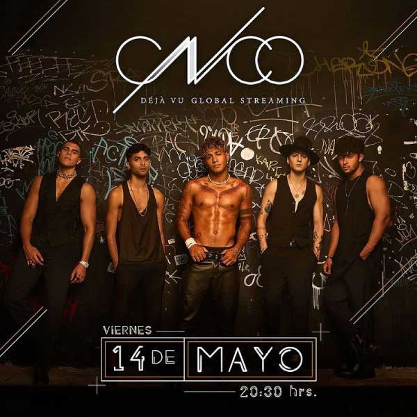 CNCO anuncia gran de concierto en vivo evento global.