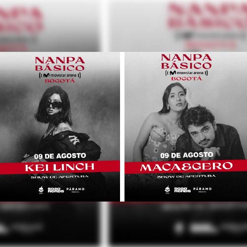KEI LINCH Y MACA & GERO ABRIRAN EL CONCIERTO DE NANPA BASICO 