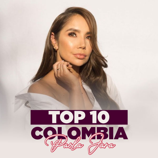 Las canciones mÃ¡s sonadas de Paola Jara en Colombia 