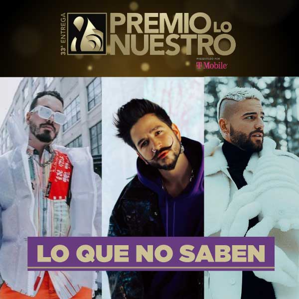 Colombianos ganadores los Premios Lo Nuestro no lo saben.