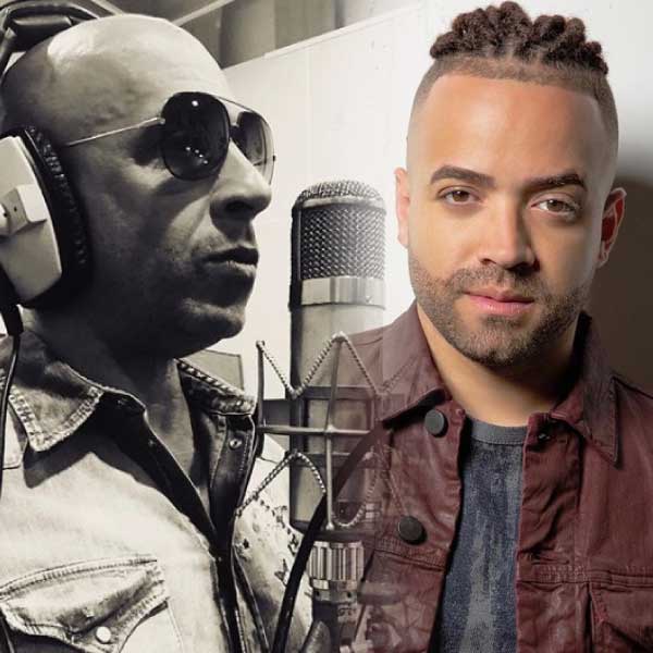 El reconocido actor Vin Diesel y Nacho juntos en la mÃºsica.
